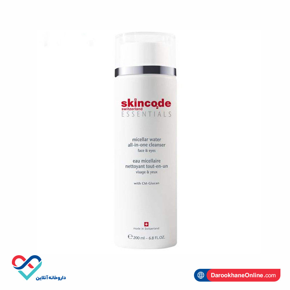 skincode toner.jpg محلول پاک کننده همه کاره ، صورت و چشم اسکین کد 200 میلی - Image 1